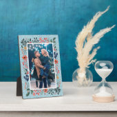 Snow Winter Floral Weihnachten Foto Fotoplatte (Seite)