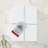 Snow Winter Hütte Bäume Weihnachten Geschenkanhänger (Mit Garn)