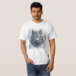 Snow Wolf • Tribales Winter-Armpad-Emblem T-Shirt