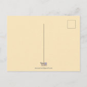 Snow Wolf und Robinen Postkarte (Rückseite)