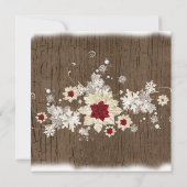 Snow Wood Christmas Einladung (Rückseite)