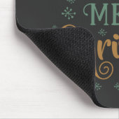 Snow Xmas Weihnachtsglobe Mousepad (Ecke)