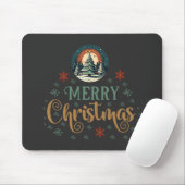 Snow Xmas Weihnachtsglobe Mousepad (Mit Mouse)