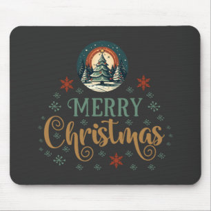 Snow Xmas Weihnachtsglobe Mousepad
