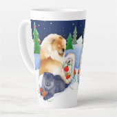 SNOWBABIES Chow 2020 Holiday Tasse (Linke Ecke)