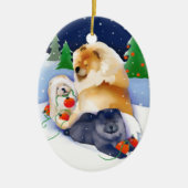 SNOWBABIES Chow 2020 Ornament (Vorne)
