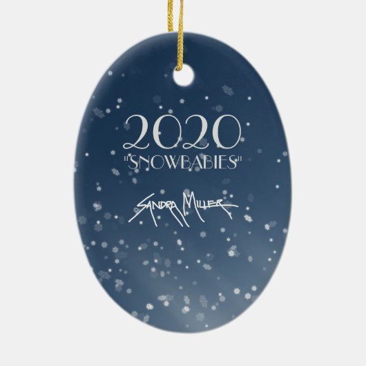SNOWBABIES Chow 2020 Ornament (Hinten)