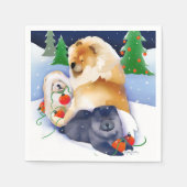 SNOWBABIES Chow 2020 Serviette (Vorderseite)