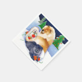 SNOWBABIES Chow 2020 Serviette (Ecke)