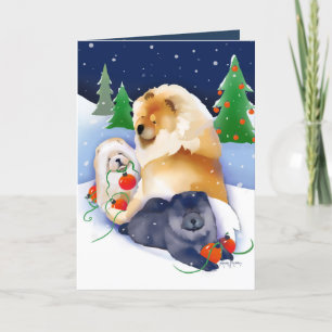 SNOWBABIES Chow Art Karten