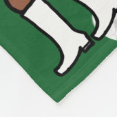 Snowball Dancer Green Fleecedecke (Ecke)
