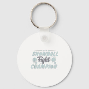 Snowball Fight Champion - Spaß Weihnachten _1 Schlüsselanhänger