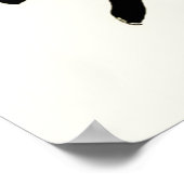 Snowball Fight Fadeaway Girl & Co Poster (Ecke)