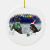 Snowball Fight Ornament (Hinten)