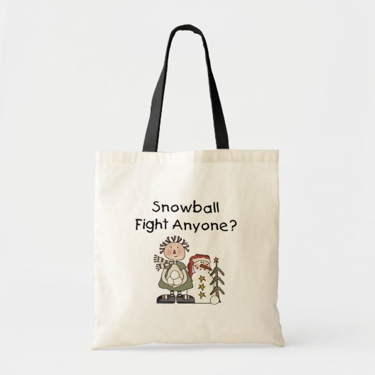 Snowball Fight Tshirts und Geschenke Tragetasche (Vorne)
