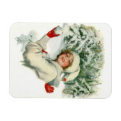 Snowball Fight (von Harrison Fisher) Magnet (Horizontal)