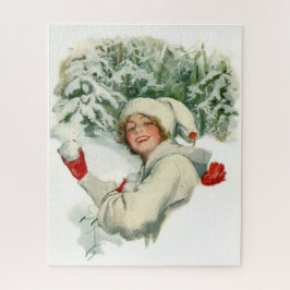 Snowball Fight (von Harrison Fisher) Puzzle