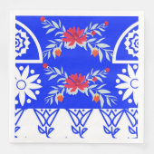Snowball Florah Napkin Design Serviette (Vorderseite)