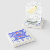 Snowball Florah Untersetzer (Seitenansicht)