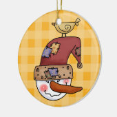 Snowball Head Snowmen Ornament (Links)