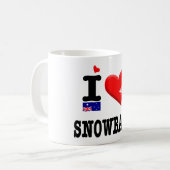SNOWBALL - I Liebe - Kaffeetasse (Vorderseite Links)