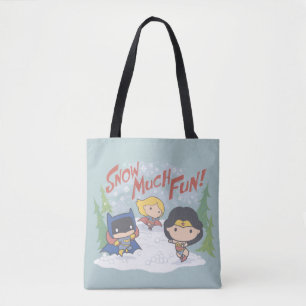 Snowball-Kampf der Gerechtigkeitsliga Chibi Tasche