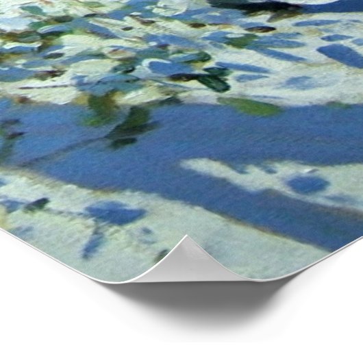 Snowball-Kampf Derbyshire Poster (Ecke)