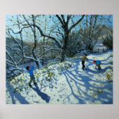 Snowball-Kampf Derbyshire Poster (Vorne)