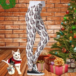 Snowball-Kampf - Schneemann / Weihnachten Leggings