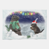 Snowball Kampfflugzeug Küchentuch (Horizontal)