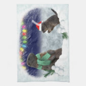 Snowball Kampfflugzeug Küchentuch (Vertikal)