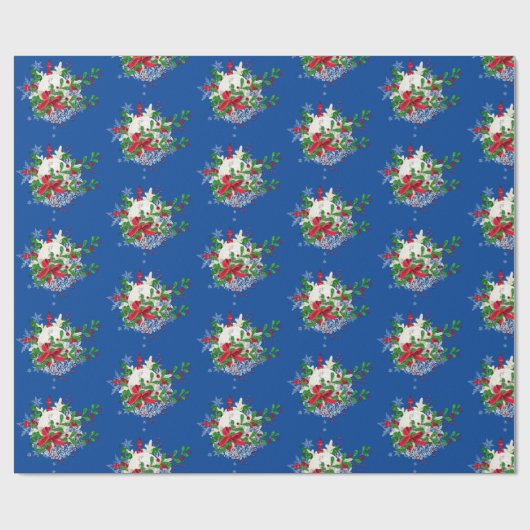 Snowball und Ribbons Geschenkpapier (Flach)