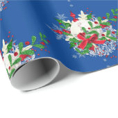 Snowball und Ribbons Geschenkpapier (Rolleneckpunkt)