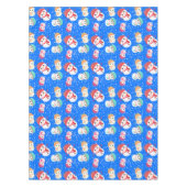 Snowball und Snowman Blue 2 Tischdecke (Vorderseite)