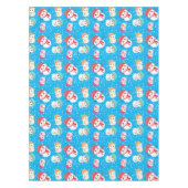 Snowball und Snowman Blue 2 Tischdecke (Vorderseite)
