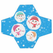 Snowball und Snowman Blue Fußball (Flach)