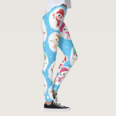 Snowball und Snowman Blue Leggings (Rechts)