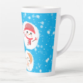 Snowball und Snowman Blue Milchtasse