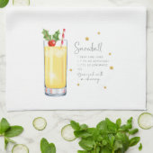 Snowball Weihnachtscocktail Rezept Küchentuch (Gefaltet)