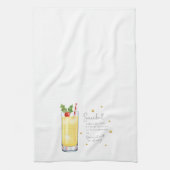 Snowball Weihnachtscocktail Rezept Küchentuch (Vertikal)