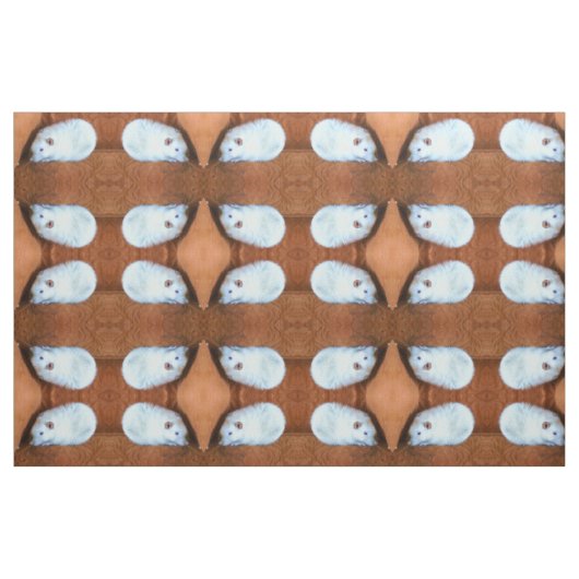 Snowball White Extravagant Pet Rat Gemustertes Gew Stoff (Fat Quarter (45,7 x 55,9 cm))