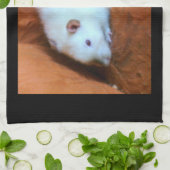 Snowball White Rat Küchentuch (Gefaltet)