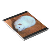 Snowball White Rat Notepad Notizblock (angewinkelt)