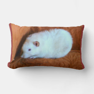Snowball White Rat Pillow Lendenkissen