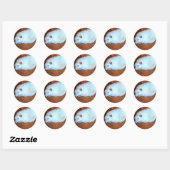 Snowball White Rat Sticker (Blatt)