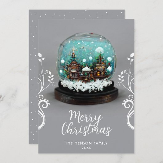 Snowball Winterdorf Klettern Pflanze Weihnachten (Vorne/Hinten)