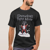 Snowballer mit Tracksuit im Snowball-Kampfmodus T-Shirt (Vorderseite)