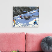 Snowballers Zermatt Leinwanddruck (Insitu (Wohnzimmer))