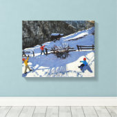 Snowballers Zermatt Leinwanddruck (Insitu (Holzboden))