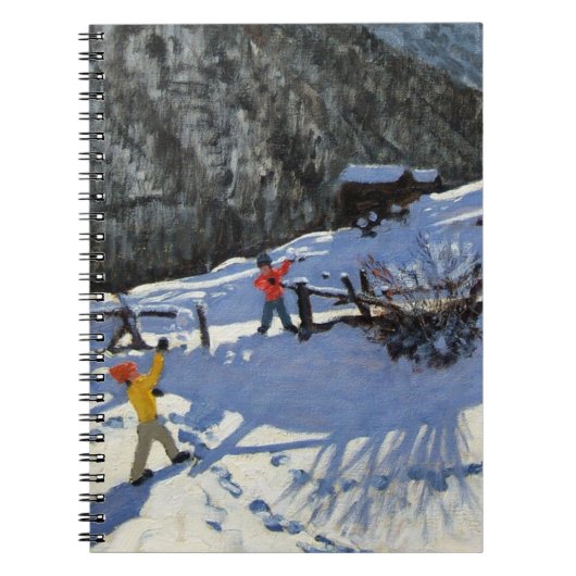 Snowballers Zermatt Notizblock (Vorderseite)